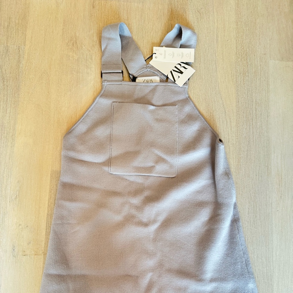 Zara Kids Casual Gray Dress with Pocket